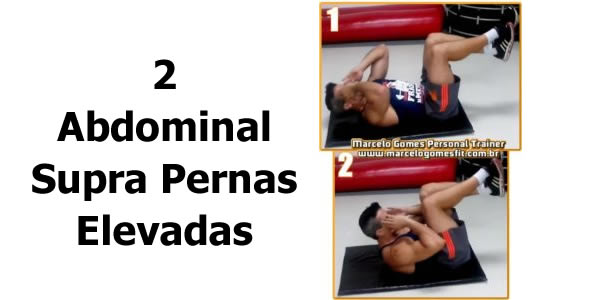 Circuito Abdominal - Abdominal Supra pernas elevadas