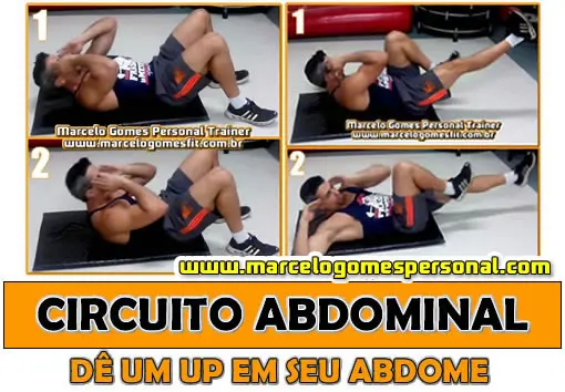 Circuito Abdominal - Sequência de exercícios para trincar o seu abdome