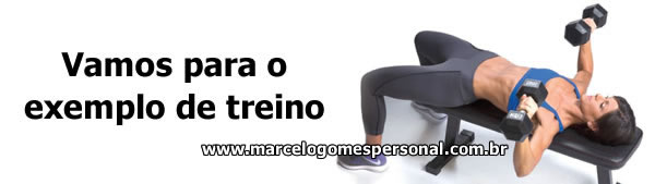 Exercício Supino reto com halter