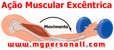 tipos de contração muscular - excêntrica