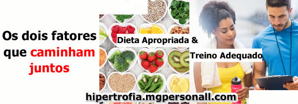 Dieta e Treino apropriado
