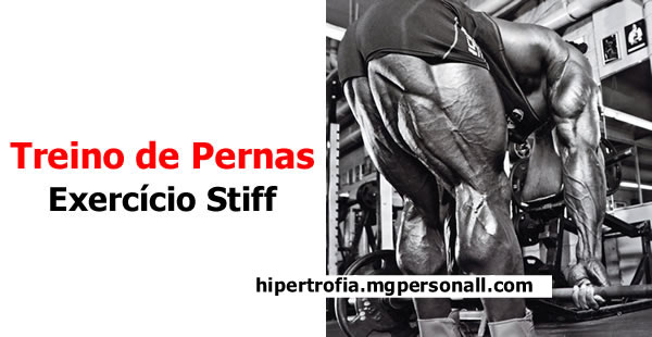 Treino de Pernas - Stiff com barra